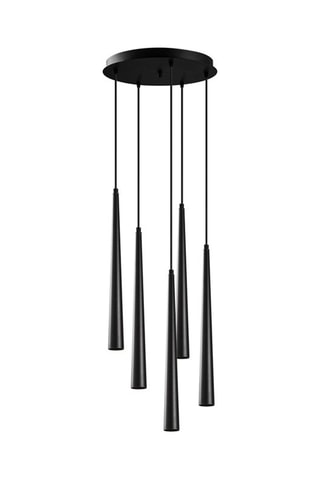 Suspension LED Ugur - Noir - 5 x 3 W