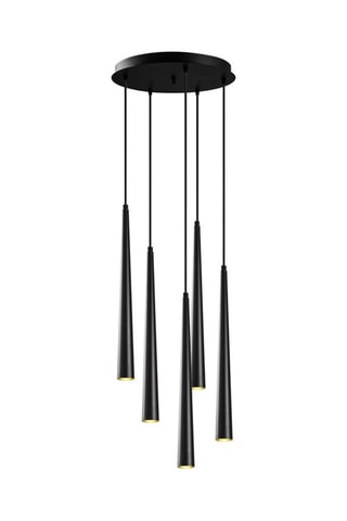 Suspension LED Ugur - Noir - 5 x 3 W