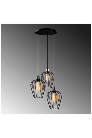 Suspension Tel - Noir - 3 x 100 W