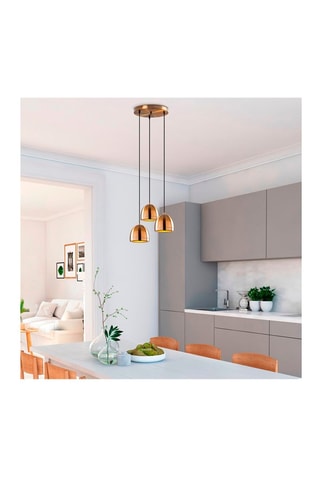 Suspension - Doré - 3 x 40 W 