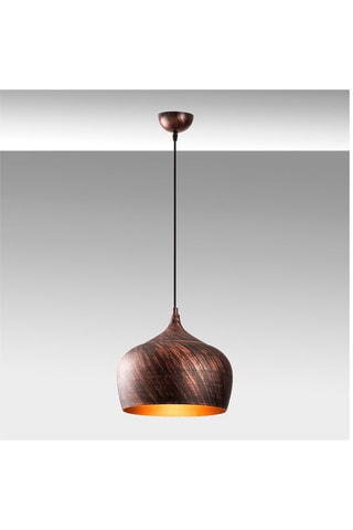 Suspension Saglam - Cuivré et doré - 100 W