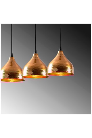 Suspension Tattoo - Noir et cuivré