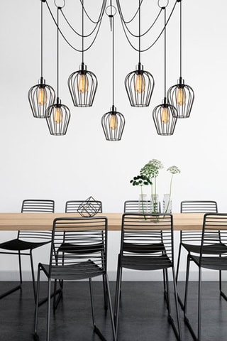 Suspension Tel - Noir - 7 x 100 W