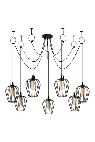 Suspension Tel - Noir - 7 x 100 W