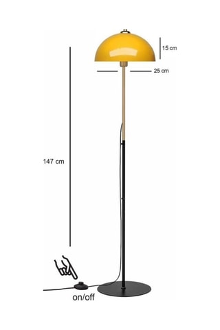 Lampadaire - Jaune - 40 W