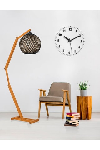 Lampadaire en pin Beehive JES - Naturel - 15 W