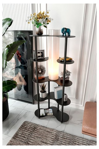 Lámpara de pie - Marfil y negro - 40 W - 150 cm