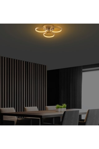 Plafón LED Halka -  Dorado - 18 W