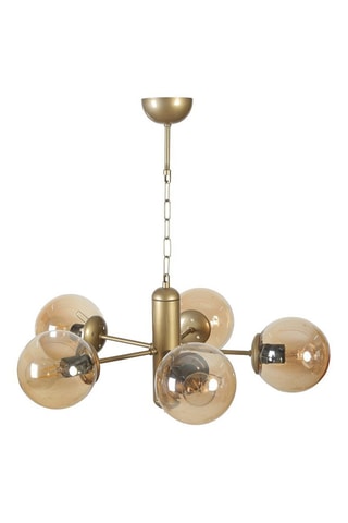 Suspension - Doré - 5 x 60 W