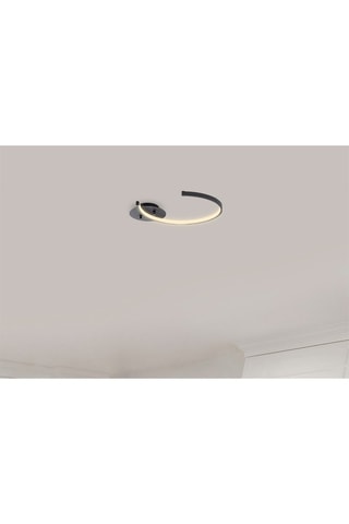 Plafonnier LED Moon - Noir - 12 W