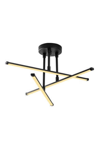 Plafón LED Ledflower - Negro - 18 W