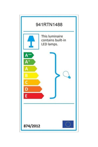 Applique murale LED Flüt - Noir - 9 W