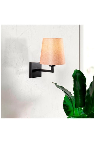 Applique murale - Noir et crème - 40 W