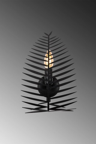 Applique murale Leaf - Noir - 40 W