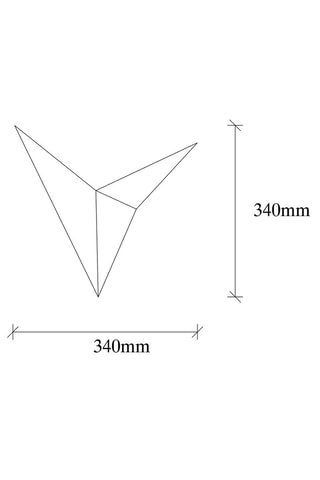 Applique murale Bird - Noir - 10 W