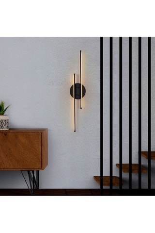 Applique murale Umut - Noir - 16 W