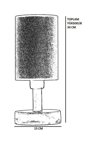 Lampe à poser en bois Anka - Naturel - 60 W