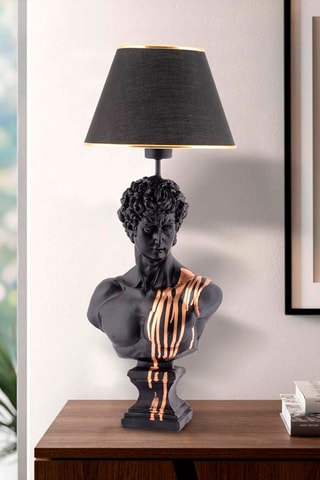 Lampe à poser - Noir et doré - 45 - 60 W