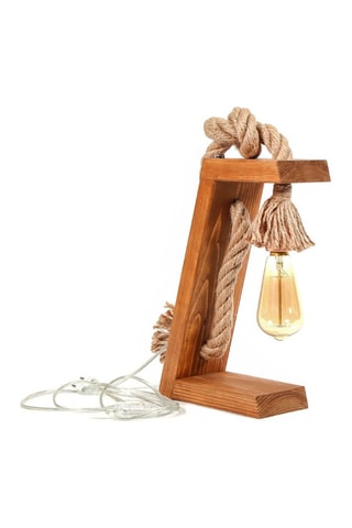 Lampe à poser en bois d'épicéa KN13 - Naturel - 40 W