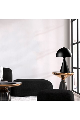 Lampe à poser Dodo - Noir et doré - 40 W