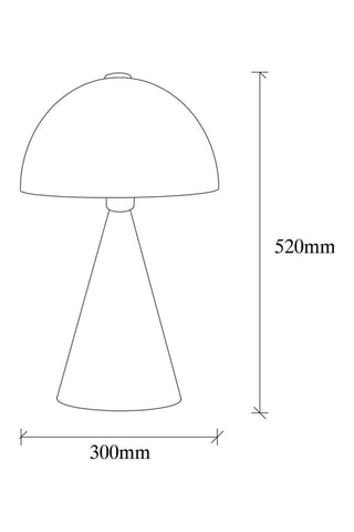 Lampe à poser Dodo - Blanc et doré - 40 W