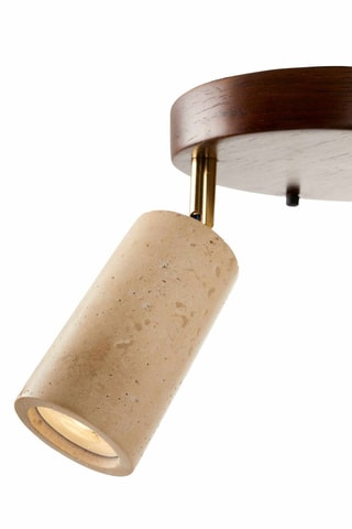 Plafonnier en bois - Beige
