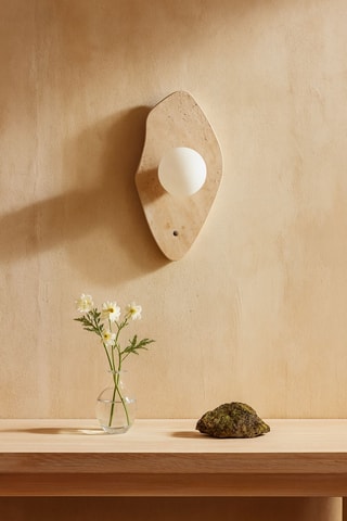 Applique murale en travertin - Beige