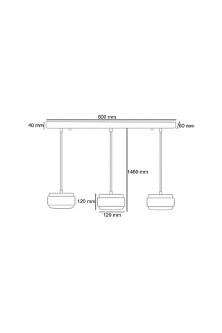Suspension en bois et travertin - Beige