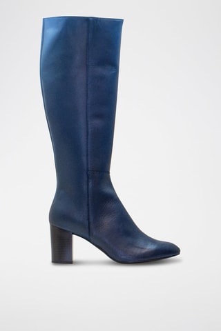 Leren Laarzen - Blauw