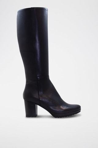 Leren Laarzen - Marineblauw