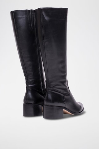 Leren Laarzen Lisa - Zwart