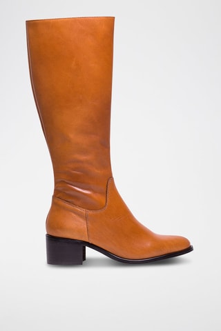 Leren Laarzen Lisa - Camel