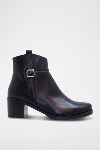 Stivaletti in pelle - Nero