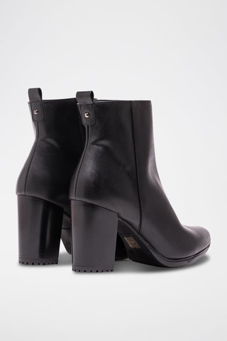 Stivaletti in pelle nappa Tamara - Nero