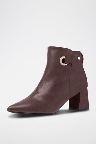 Leren Enkellaarzen Sherezade Bruin