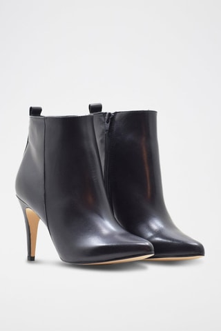 Stivaletti in pelle Greta - Nero