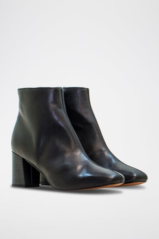 Bottines en cuir Anastasia - Noir