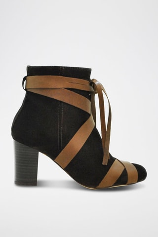 Stivaletti in pelle scamosciata Lutrell - Marrone 