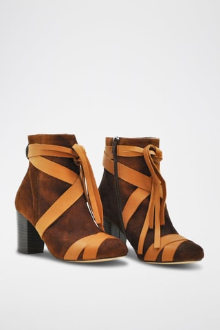 Nubuck Enkellaarzen Lutrell - Camel