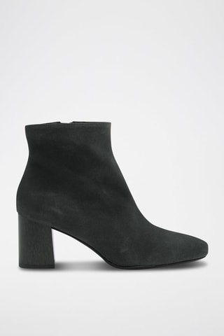 Bottines en nubuck Anastasia - Noir