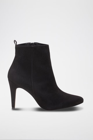 Bottines en nubuck Angelina - Noir