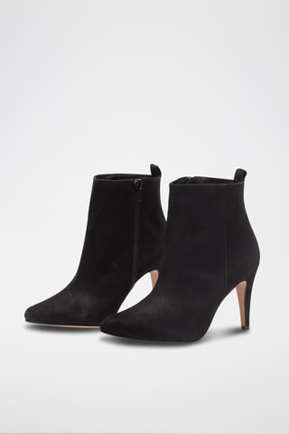 Bottines en nubuck Angelina - Noir