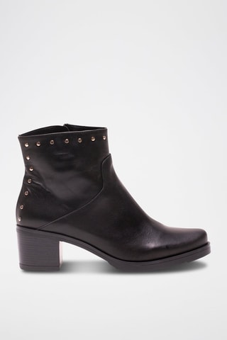 Stivaletti in pelle - Nero