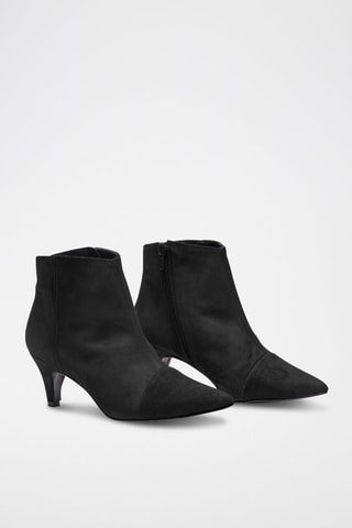 Bottines en nubuck Helen - Noir