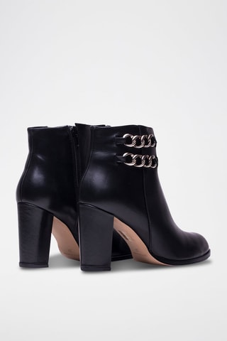 Stivaletti in pelle Doris - Nero