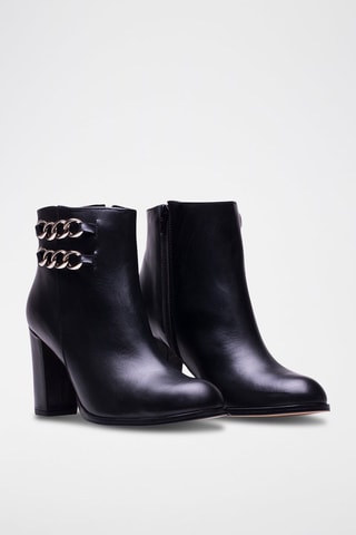 Stivaletti in pelle Doris - Nero