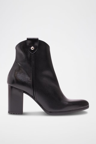 Stivaletti in pelle nappa Inés - Nero