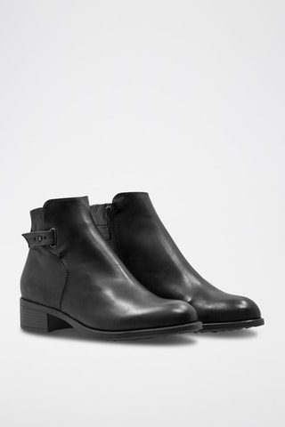 Bottines en cuir Caterina - Noir