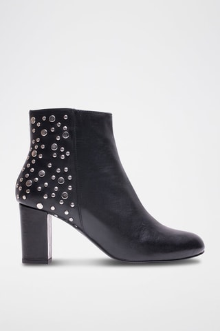 Stivaletti in pelle - Nero