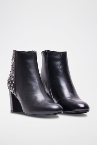 Stivaletti in pelle - Nero